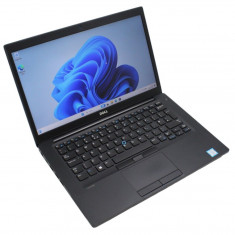 Laptop DELL Latitude 7480, 14″ HD, Intel Core i5-7300U, 8GB DDR4, 256GB SSD, 4G LTE, Win 10 PRO, Negru, Tastatura iluminata QWERTZ