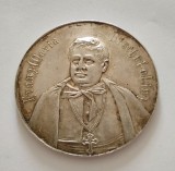 Austria - Medalie Episcopul Franz Maria Doppelbauer - 1895 - Argint