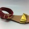 Sandale de dama din piele Golden Red