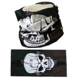 Cumpara ieftin Bandana Multifunctionala Barbati/Femei inSPORTline MTHDR Skull, Microfibra, Esarfa, Batic, Cagula, Multifunctionala, 48cm