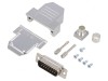 Conector D-Sub 15 PIN Tată Lipire Negru