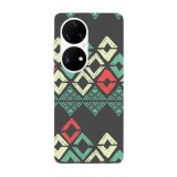 Husa compatibila cu Huawei Nova Y70 model Vintage aztec art, Silicon, TPU, Viceversa, Transparent, Carcasa