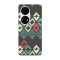 Husa compatibila cu Huawei P50 Pro model Vintage aztec art, Silicon, TPU, Viceversa