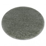 Covor Shaggy SUPREME Cerc 120cm Verde Măslin 5cm Polipropilenă