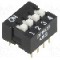 Intrerupator DIP, 2 pozitii, montare THT, 4 sectiuni, OMRON OCB - A6E-4104-N