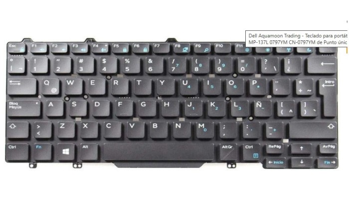 Tastatura laptop noua Dell Latitude 3340 3350 Spanish DP/N JG68V
