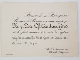 Principele Basarab Brancoveanu, Invitatie