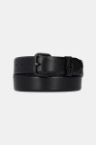 Diesel curea de piele B-1DR OVAL D LOOP culoarea negru, X10127.P6364