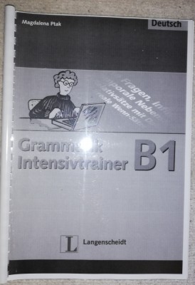 Curs gramatica germana B1 - doar manual - copie xerox foto