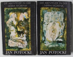 DIE ABENTEUER IN DER SIERRA MORENA ( AVENTURI IN SIERRA MORENA ) von JAN POTOCKI , roman , TEXT IN LIMBA GERMANA , VOLUMELE I - II , 1981