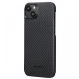 Pitaka Husa MagEZ 4 Aramida 1500D iPhone 15 Plus, MagSafe Negru / Gri