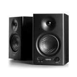 BOXE EDIFIER 2.0, RMS: 42W (2 x 21W), studio monitor, volum, bass, treble, intrare jack 6.35 TRS balanced, RCA, iesire casti, black, &quot;MR4-BK&quot; (timbru