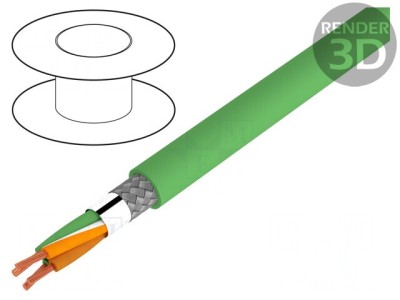 Cablu de Date ETHERLINE&amp;reg; Cat.5e 1x4x26AWG foto