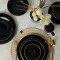 Keramika Set de vesela - Ege Black/Gold - 30 bucăți - 6 persoane - Stoneware