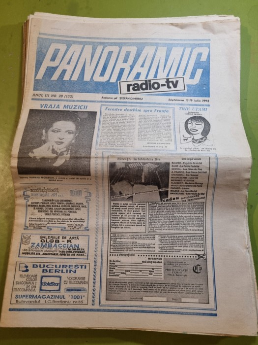 panoramic radio tv 13 - 19 iulie 1992