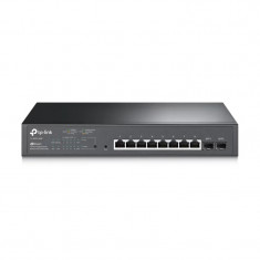 SWITCH TP-LINK POE 10 porturi Gigabit (8 PoE+) carcasa metalica TL-SG2210MP foto