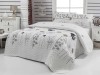 Set Lenjerie de pat double, Alb, 220x200 cm