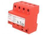 Limitator de supratensiuni Tip 1 2 12,5kA pentru şină DIN - Protecție &icirc;mpotriva supratensiunilor din rețea