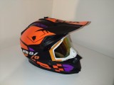 Casca moto off road/atv/enduro + ochelari 100%, marime XS, produse noi