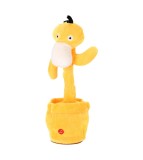 Jucarie interactiva Ratusca dansatoare care repeta vocea, 40 cm