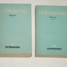 Idiotul - Dostoievski - 2 vol. - bpt - 1965