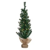 Brad decorativ cu lumini, 90 cm, 40 x LED, lumina calda, General