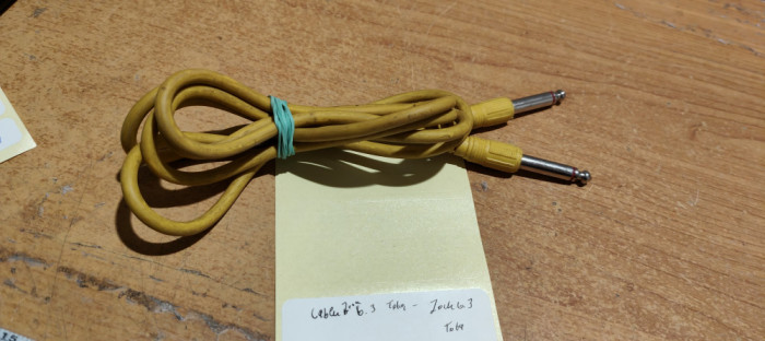 Cablu Jack 6.3 Tata - Jack 6.3 Tata 1.4m #A5710