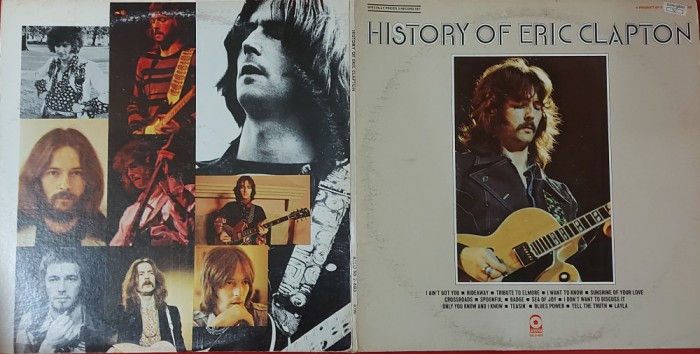 Eric Clapton &ndash; History Of Eric Clapton, LP, US, reissue, stare VG