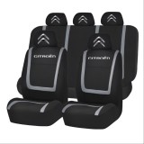 Set Huse Scaune Universale Compatibile cu Citroen &ndash; Negru/Gri