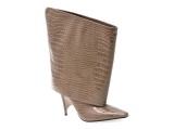 Cizme elegante EPICA gri, A0910, din piele ecologica