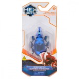 Figurina interactiva, Hexbots, Rhino Beetle, Scarabee Rhinoceros, Albastru, 20149628