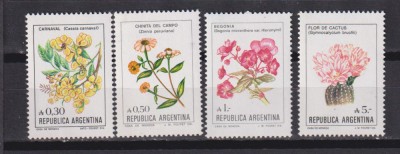 ARGENTINA FLORI MI 1755-1757+1855 MNH foto