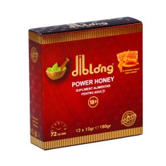 Miere afrodisiac premium concentrat DIBLONG POWER HONEY, pentru cresterea libidoului, potenta, erectie, ejaculare precoce, Unisex, 100% natural, 12 pl