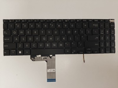 Tastatura Laptop, Asus, VivoBook Pro 15 K6502H, K6502HC, K6502HE, K6502V, K6502VJ, K6502VU, K6502VV, K6502Z, K6502ZC, K6502ZE, iluminata, neagra, layo foto