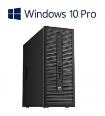 PC Refurbished HP EliteDesk 800 G1 MT, Dual Core I3-4130 Gen 4, Win 10 Pro foto