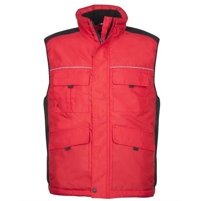 Vesta iarna, rosu-negru, marimea XL, SWEN