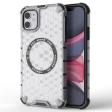 Techsuit - HoneyComb Shield MagSafe - iPhone 11 - White