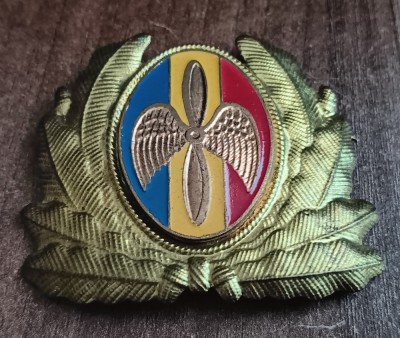 QW14 - Emblema militara / cuc - aviatie - anii 1990 - piesa de colectie foto