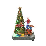 Decoratiune - Led Santa Christmas Tree | Kaemingk
