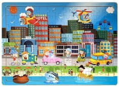 Puzzle din lemn, Oraselul meu, 204 piese