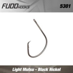 Carlige Fudo Light Circle Mutsu BN black nickel nr.5/0 3buc/plic