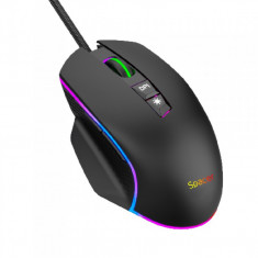 Mouse gaming Spacer Pulsar Speed, 6400 DPI, 7 Butoane foto