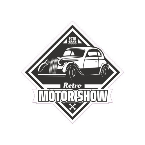 Abtibild TAG RETRO MOTOR SHOW Cod: TAG 018 / T2 Automotive TrustedCars
