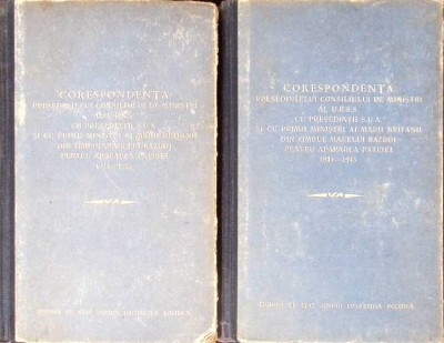 CORESPONDENTA PRESEDINTELUI CONSILIULUI DE MINISTRI AL U.R.S.S. CU PRESEDINTII S.U.A. SI CU PRIMII MINISTRI-264520 foto
