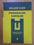 Psihanaliza copiilor Inconstientul poate fi cunoscut prin joc / Melanie Klein