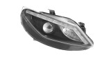 Set faruri Seat Ibiza, 04.2012, montare fata, stanga+dreapta, lupa; cu semnalizare pe LED; H9+H9+LED+PY21W; manual; negru, transparent; Tuning;