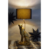 Lampa mare de masa cu un leopard CW230, Veioze