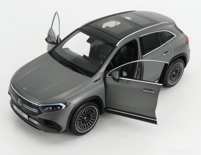 Macheta auto Mercedes Benz EQA Mountain Grey Magno 2021 scara 1/18