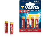 Baterii alcaline AAA Varta Max Tech 4buc
