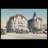 Carte poștală veche Oradea &ndash; Fekete Sas Sz&aacute;lloda (Hotel Vulturul Negru) &ndash; 1915